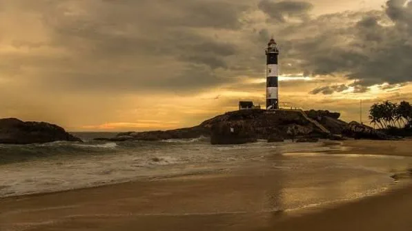 Kaup Beach and Lighthouse