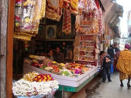 Banke Bihari Temple Street Shops