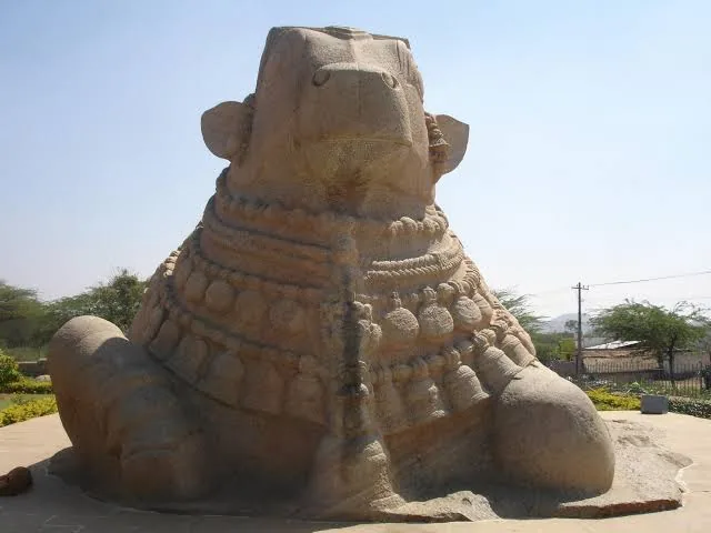 Monolithic Nandi (Basavanna)