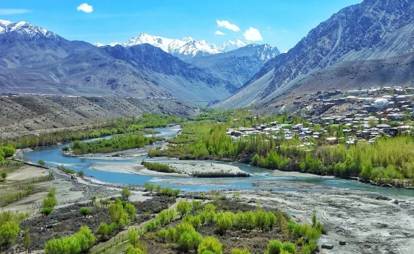 Suru and Wakha Nallah Confluence, Poyen