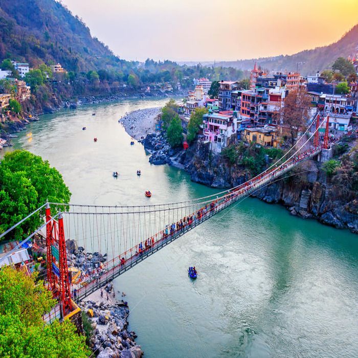 Rishikesh city view