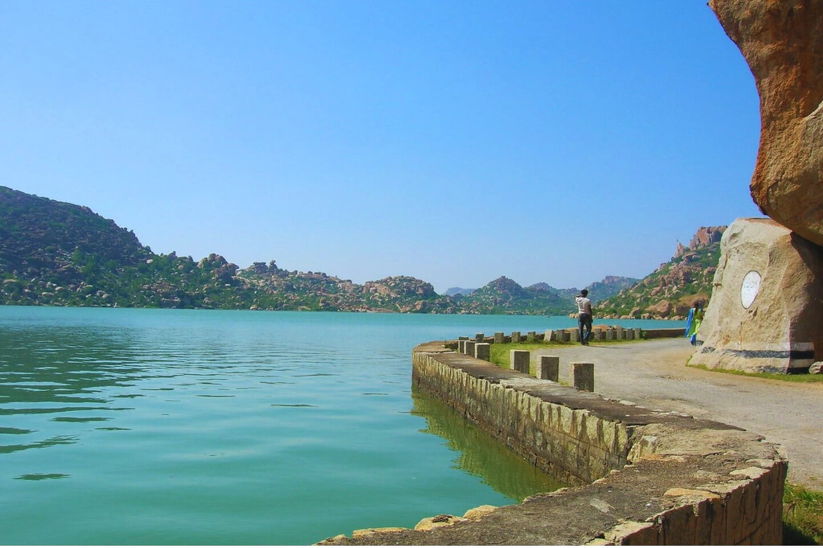 Sanapur Lake (Hippie Island side)