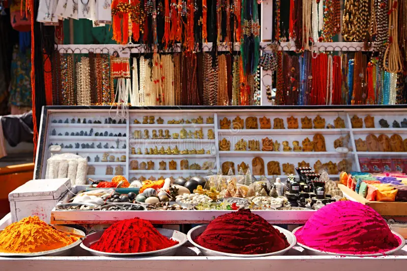 Hampi Hippie Island Flea Market (Virupapuragadda)